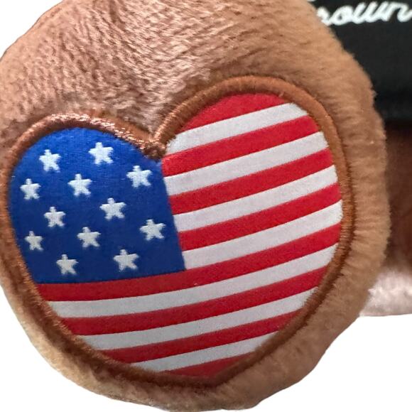 LINE Friends Brown Bear Plush Stuffed Toy NYC Hoodie 12” Limited Edition - Picture 8 of 12